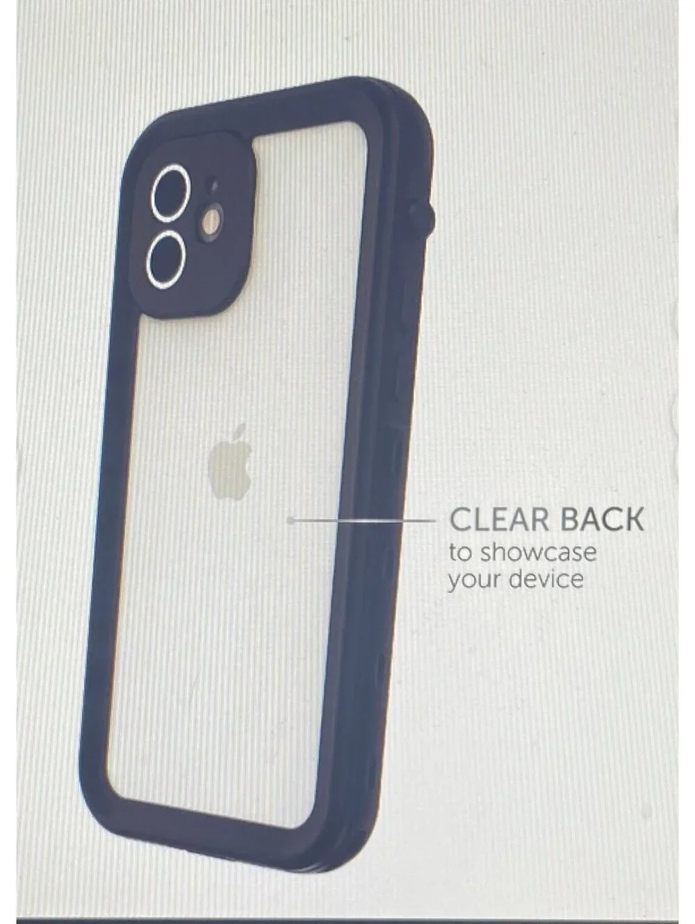 Body Glove Tidal Waterproof Case for iPhone 12 Black/Clear
